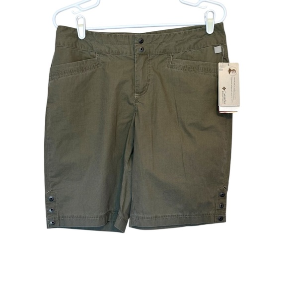 NWT Columbia Cape Rush Flat Front Shorts Size 10 Active Fit Hiking Outdoor - Picture 1 of 15